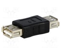 1 pcs x Goobay - 50293 - Adapter, USB 2.0, USB A socket,both sides