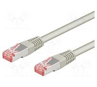 1 pcs x Goobay - 50889 - Patch cord, S/FTP, 6, stranded, Cu, LSZH, grey, 5m, 28A