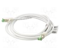 1 pcs x Goobay - 61105 - Patch cord, S/FTP, Cat 8.1, stranded, Cu, LSZH, white,