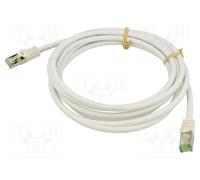 1 pcs x Goobay - 61106 - Patch cord, S/FTP, Cat 8.1, stranded, Cu, LSZH, white,