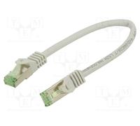 1 pcs x Goobay - 61113 - Patch cord, S/FTP, Cat 8.1, stranded, Cu, LSZH, grey, 0