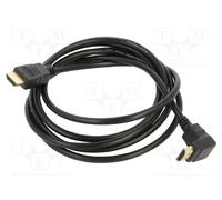 1 pcs x Goobay - 61296 - Cable, HDCP 2.2,HDMI 2.0, HDMI plug,HDMI plug 90°, PVC,