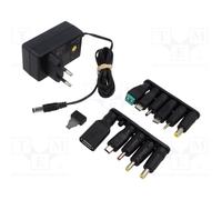 1 pcs x Goobay - 64571 - Power supply: switched-mode, plug, 3VDC,, 7.2W, Plug: E