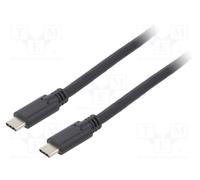 1 pcs x Goobay - 66507 - Cable, USB 3.2, USB C plug,both sides, 1.5m, black, 5Gb