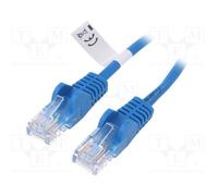 1 pcs x Goobay - 68345 - Patch cord, U/UTP, 5e, stranded, CCA, PVC, blue, 10m, 2
