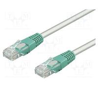 1 pcs x Goobay - 68609 - Patch cord, U/UTP, 5e, stranded, CCA, PVC, grey, 0.25m,