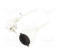 1 pcs x Goobay - 93091 - Extension lead, 3x1.5mm2, Sockets: 1, PVC, black, 2m, 1