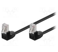 1 pcs x Goobay - 96077 - Patch cord, F/UTP, 5e, stranded, CCA, PVC, black, 500mm