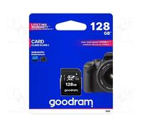 1 pcs x GOODRAM - S1A0-1280R12 - Memory card, SDXC, R: 100MB/s, W: 10MB/s, Class