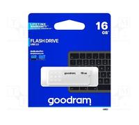 1 pcs x GOODRAM - UME2-0160W0R11 - Pendrive, USB 2.0, 16GB, R: 20MB/s, W: 5MB/s,