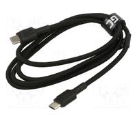 1 pcs x GREEN CELL - KABGC30 - Cable, USB 2.0, USB C plug,both sides, 1.2m, blac