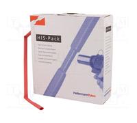 1 pcs x HELLERMANNTYTON - 300-30642 - Heat shrink sleeve, 2: 1, 6.4mm, L: 5m, re