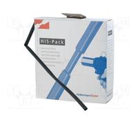 1 pcs x HELLERMANNTYTON - 308-30600 - Heat shrink sleeve, 3: 1, 6mm, L: 5m, blac
