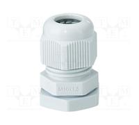 1 pcs x HENSEL - 3600209 - Cable gland, M16, 1.5, IP66,IP67, polyamide, light gr