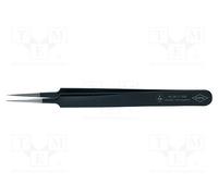 1 pcs x KNIPEX - 92 28 71 ESD - Tweezers, non-magnetic, Blade tip shape: sharp,