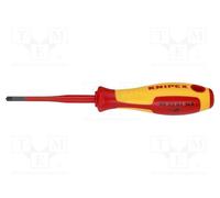 1 pcs x KNIPEX - 98 25 01 SLS - Screwdriver, insulated,slim, PlusMinus cross PZ-