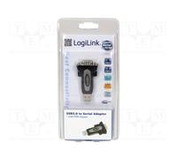 1 pcs x LOGILINK - AU0034 - USB to RS232 converter, D-Sub 9pin plug,USB A plug,