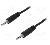 1 pcs x LOGILINK - CA1051 - Cable, Jack 3.5mm plug,both sides, 3m, black