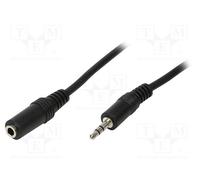 1 pcs x LOGILINK - CA1056 - Cable, Jack 3.5mm socket,Jack 3.5mm plug, 10m, black
