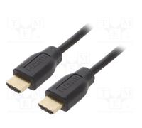1 pcs x LOGILINK - CH0102 - Cable, HDCP,HDMI 2.0, HDMI plug,both sides, 3m, blac