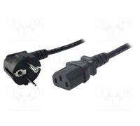 1 pcs x LOGILINK - CP095 - Cable, CEE 7/7 (E/F) plug angled,IEC C13 female, 3m,