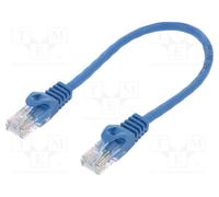 1 pcs x LOGILINK - CP1016U - Patch cord, U/UTP, 5e, stranded, CCA, PVC, blue, 0.