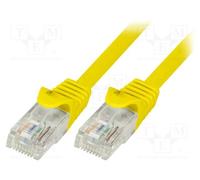 1 pcs x LOGILINK - CP1067U - Patch cord, U/UTP, 5e, stranded, CCA, PVC, yellow,