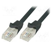 1 pcs x LOGILINK - CP2033U - Patch cord, U/UTP, 6, stranded, CCA, PVC, black, 1m