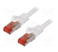 1 pcs x LOGILINK - CQ2041S - Patch cord, S/FTP, 6, stranded, Cu, LSZH, white, 1.