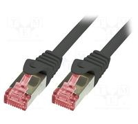 1 pcs x LOGILINK - CQ2073S - Patch cord, S/FTP, 6, stranded, Cu, LSZH, black, 5m