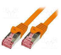 1 pcs x LOGILINK - CQ2098S - Patch cord, S/FTP, 6, stranded, Cu, LSZH, orange, 1