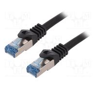 LogiLink PrimeLine Cat.7 S/FTP 0.25m networking cable Black Cat7 S/FTP