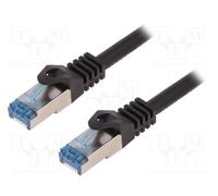 1 pcs x LOGILINK - CQ4093S - Patch cord, S/FTP, 6a, stranded, Cu, LSZH, black, 1