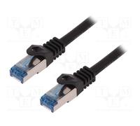 1 pcs x LOGILINK - CQ4103S - Patch cord, S/FTP, 6a, stranded, Cu, LSZH, black, 1