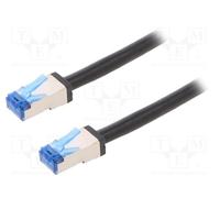 1 pcs x LOGILINK - CQ7093S - Patch cord, S/FTP, 6a, stranded, Cu, PE, black, 10m