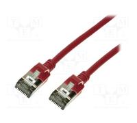 LogiLink Slim U/FTP networking cable Red 0.3 m Cat6a U/FTP (STP) (CQ9014S)