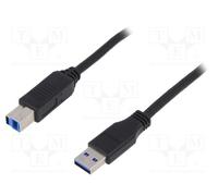 1 pcs x LOGILINK - CU0024 - Cable, USB 3.0, USB A plug,USB B plug, nickel plated