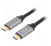 1 pcs x LOGILINK - CUA0106 - Cable, Power Delivery (PD),USB 3.2, USB C plug,both