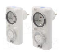 1 pcs x LOGILINK - ET0006A - Programmable time switch, 30min÷24h, 230VAC/16A, Us