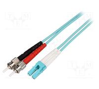 1 pcs x LOGILINK - FP3LT01 - Fiber patch cord, OM3, LC/UPC,ST/UPC, 1m, Optical f