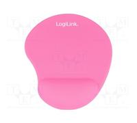 1 pcs x LOGILINK - ID0027P - Mouse pad, pink, Features: gel