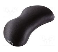 1 pcs x LOGILINK - ID0136 - Wrist rest gel pad, black, 140x55x25mm, lycra,silico