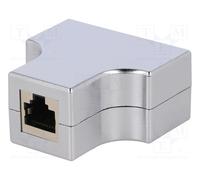 1 pcs x LOGILINK - MP0037 - Splitter, shielded, RJ45 socket,RJ45 socket x2