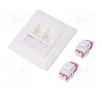 1 pcs x LOGILINK - NK4024 - Connector: fiber optic, socket,coupler, duplex, LC,b