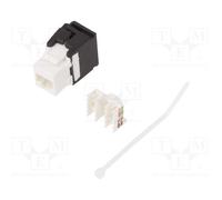 1 pcs x LOGILINK - NK4028 - Socket, RJ45, Cat: 5e,6, Keystone,unshielded,PoE,PoE