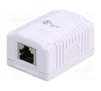 1 pcs x LOGILINK - NP0073 - Socket, RJ45, Cat: 6a, shielded,single, Layout: 8p8c