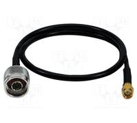 1 pcs x LOGILINK - WL0104 - Cable, 50Ω, 0.5m, N plug,RP-SMA male, shielded, blac