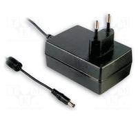 1 pcs x MEAN WELL - GSM25E15-P1J - Power supply: switched-mode, plug, 15VDC, 1.6