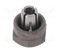 1 pcs x METABO - 631945000 - Collet, steel, with flange nut, 6mm, hexagonal