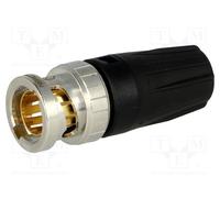 1 pcs x NEUTRIK - NBNC75BLP7 - Plug, BNC, male, shielded,with strain relief, str
